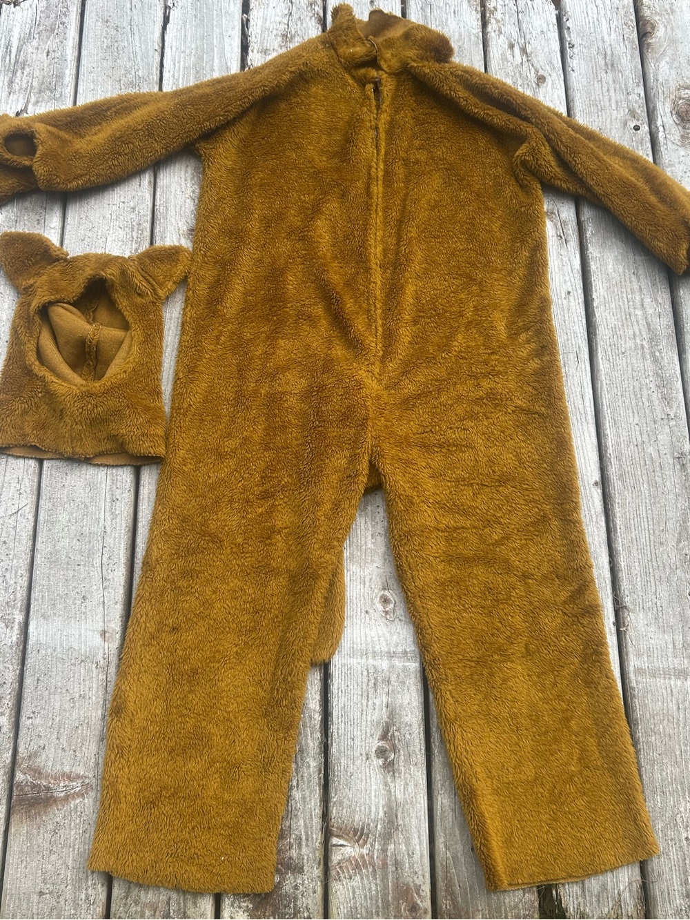 Vintage Teddy Bear Costume or Dog animal costume Adult Sized Plush Suit